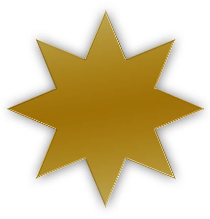 eight point star, regular octagram