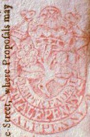 Tax Stamp from the reign of Queen Anne